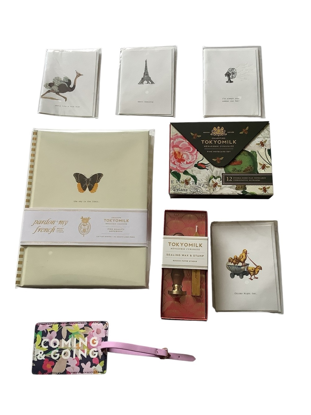 Tokyomilk Stationary Bundle Notecards Journal Wax Seal